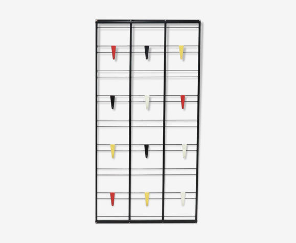 Minimalist Dutch Design Coat Rack by Tjerk Reijenga for Pilastro 1950s