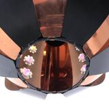 Lampe suspendue en cuivre Werner Schou pour Coronell, années 1960