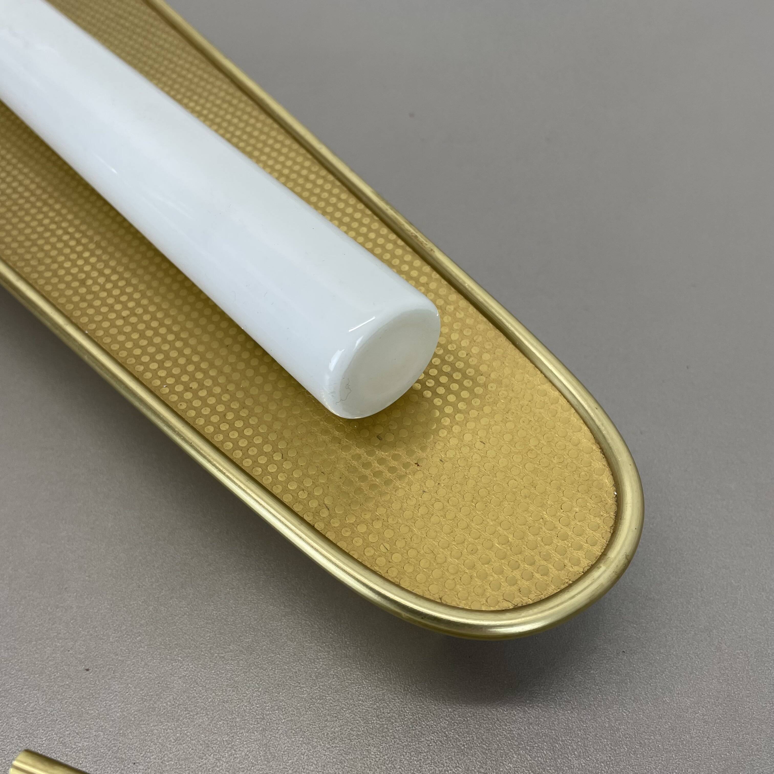 Set of 2 large 37 cm honeycomb theatre wall light elements, Germany, 1950