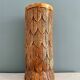 Vintage carved wooden umbrella stand