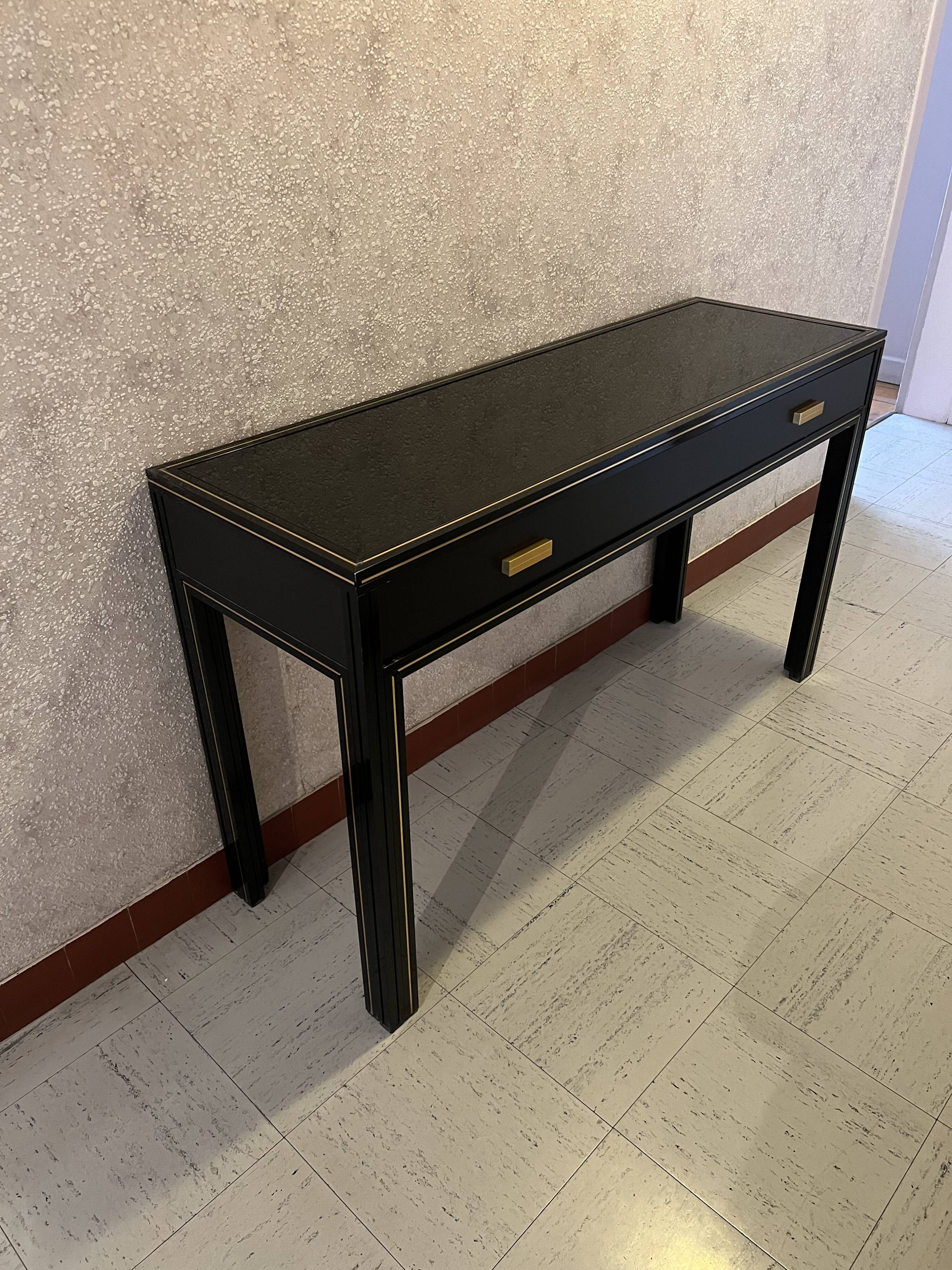 Pierre VANDEL Black Console, 1970-79