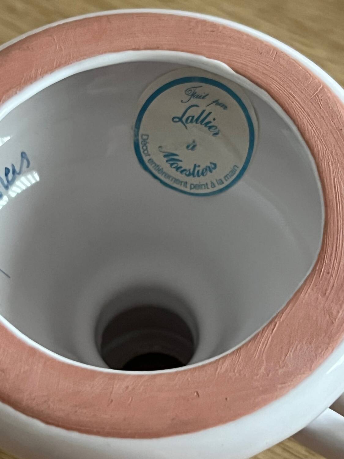 Vintage candle holder made by Lallier in Moustier