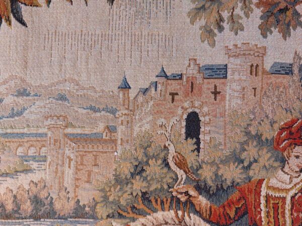 Tapisserie murale La Chasse Royale par Marc Waymel avec son support