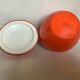 Vintage plastic orange apple ice bucket