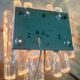 Brutalist style lucite wall light by Kalmar
