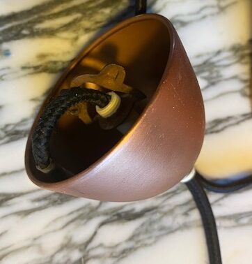 Copper hanging lamp