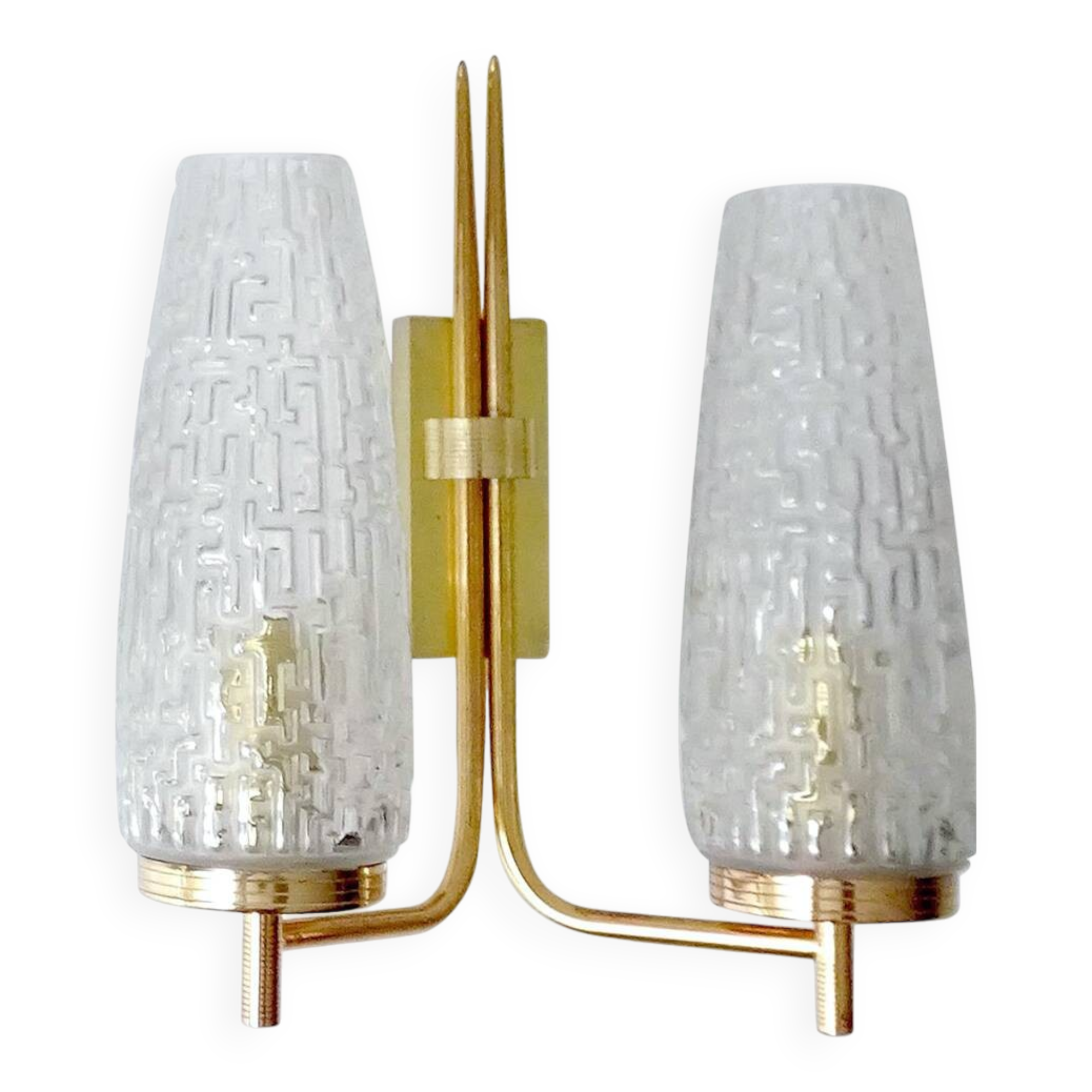 Vintage Glass Wall Light