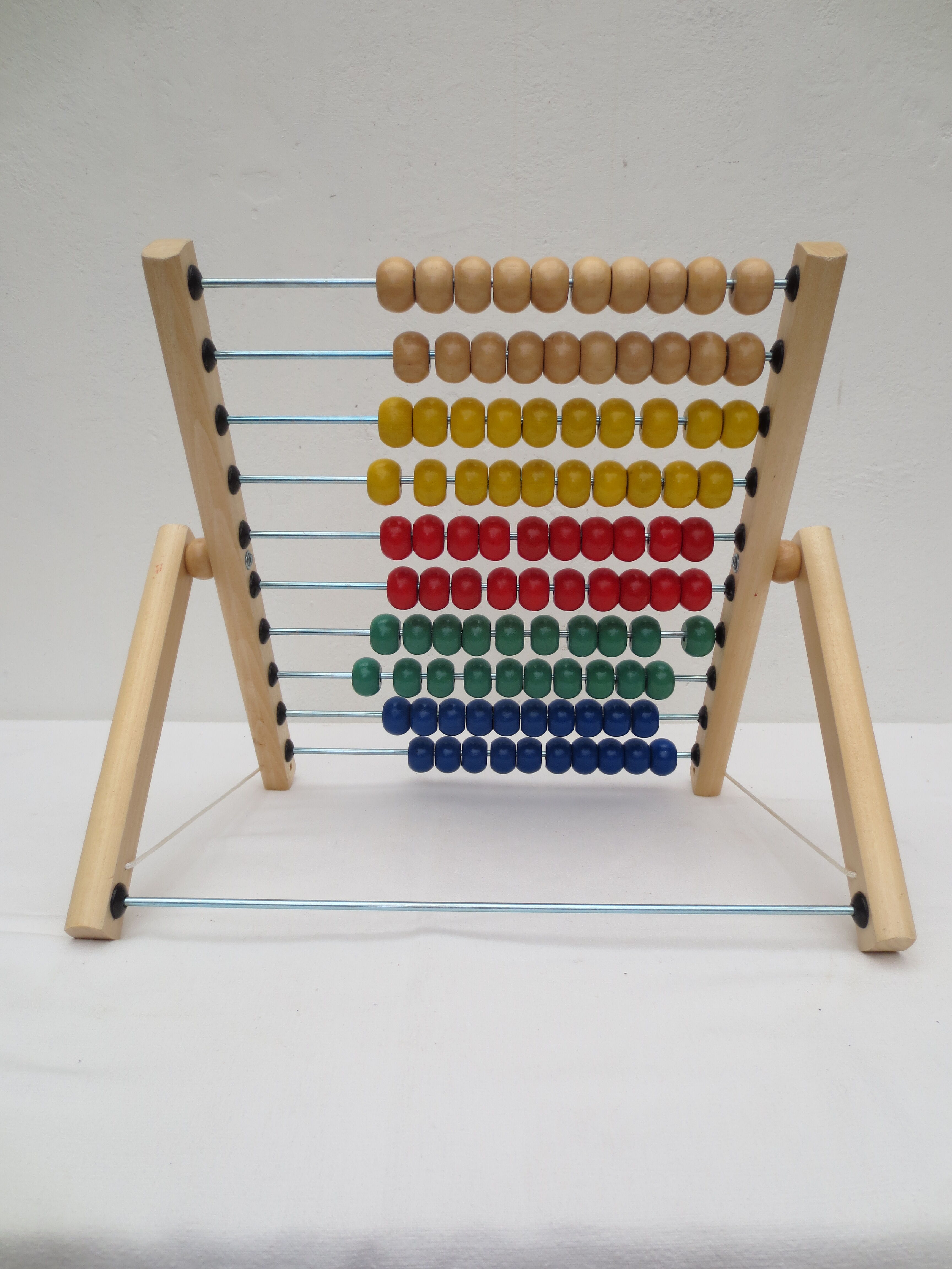 Large coloured wooden abacus for the child's learning