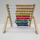 Large coloured wooden abacus for the child's learning