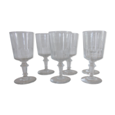 6 glasses old wine