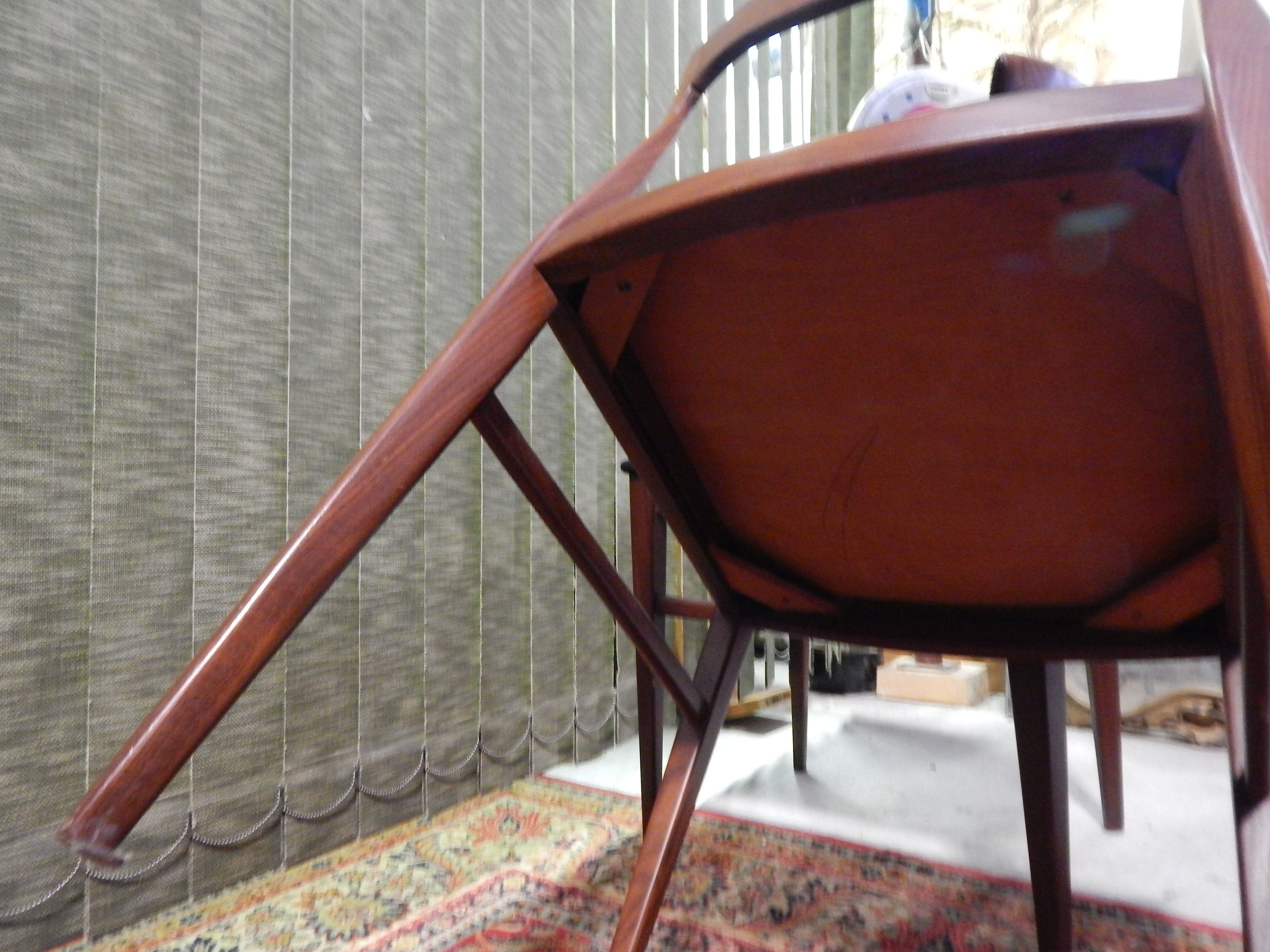 Scandinavian design chairs pair 60s