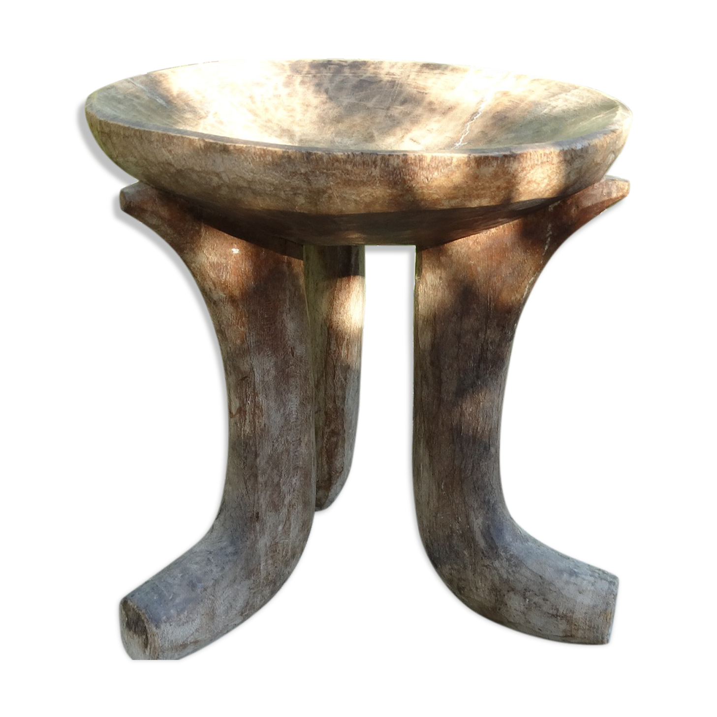 African wooden stool