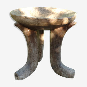 African wooden stool