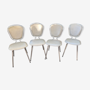 Set of 4 Le Gal chairs
