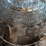 Antique cut glass salad bowl