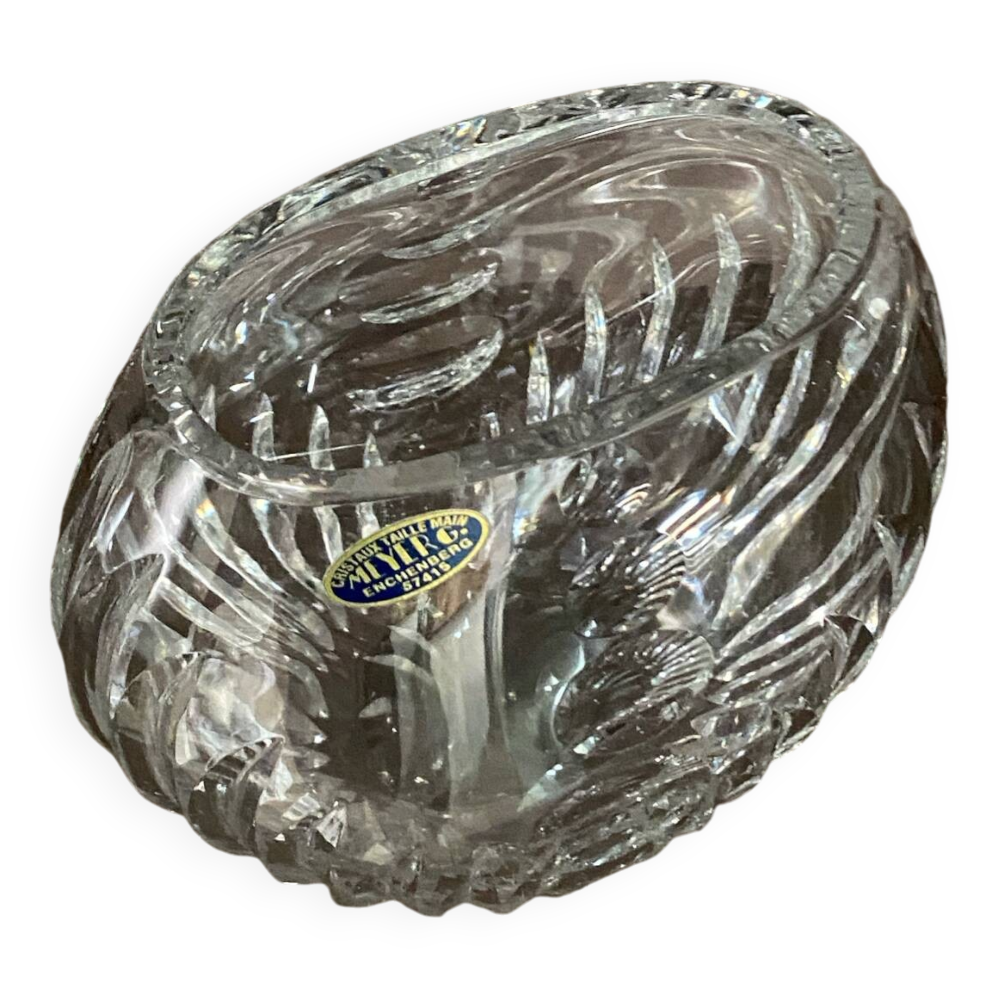 Vintage crystal vase