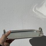 Silver-plated duck dish