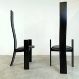 Golem chairs by Vico Magistretti, set of 8, 1970s