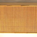 Wicker and bamboo buffet 1970