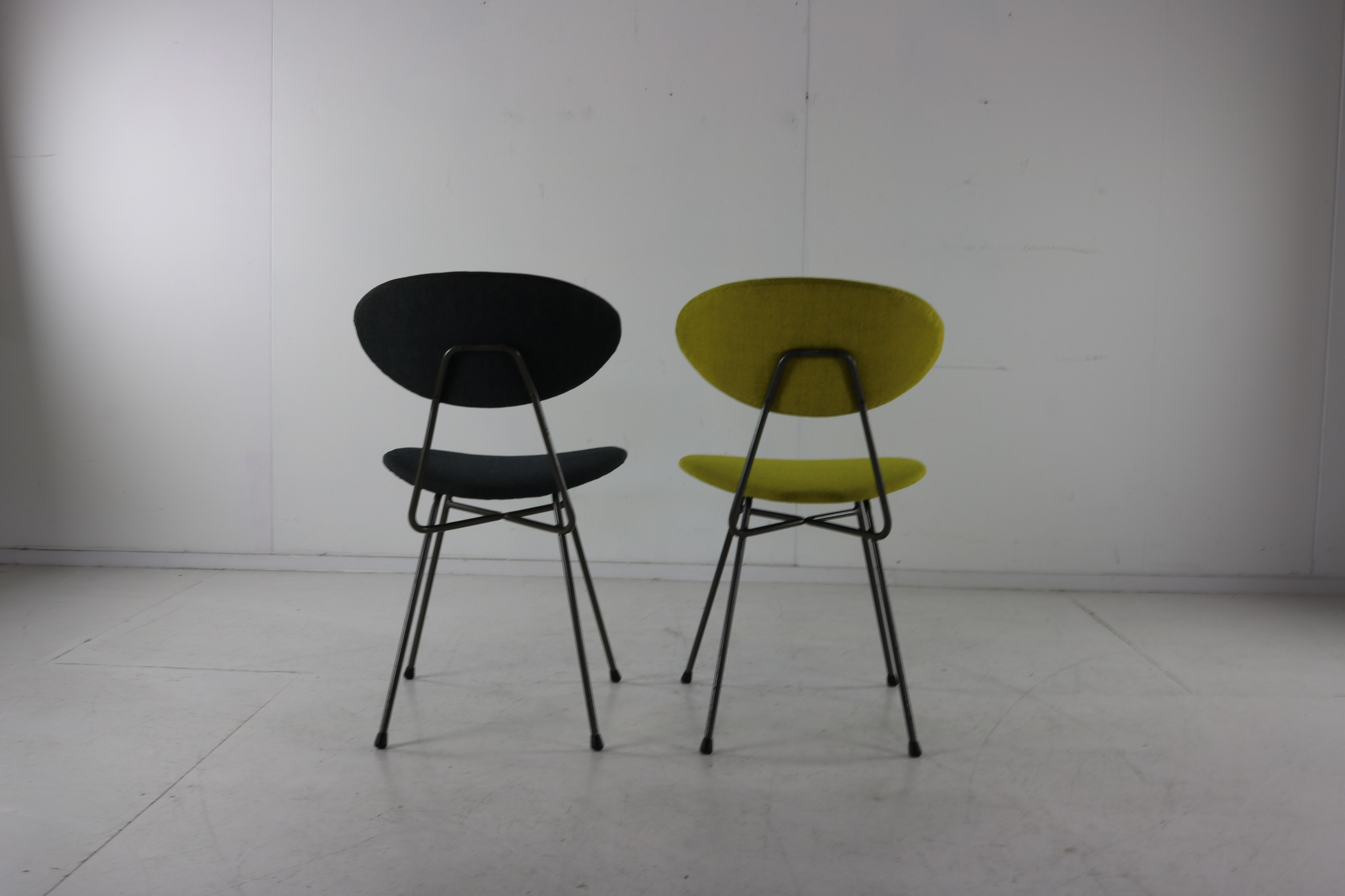 Set of two dining chairs designed in 1955 by Rob Parry and Emile Truijen