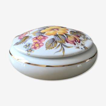 Vintage jewelry box in Limoges porcelain