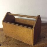 Old wooden tool box