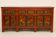 Asia 19th century: Very large lacquered wooden enfilade.