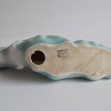 Art Deco Sculpture Trout by Ditmar Urbach Znojmo factory, Czechoslovakia, 1940s.