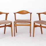 Set of 4 Erik Kirkegaard Chairs Model 49, Danish Mid Century 1960s Teak