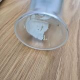 Glass vase with enamel flowers circa 1900