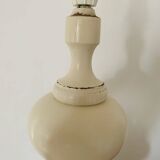 Large turned wooden lamp base