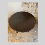 Dark wood extendable dining table, 1970s