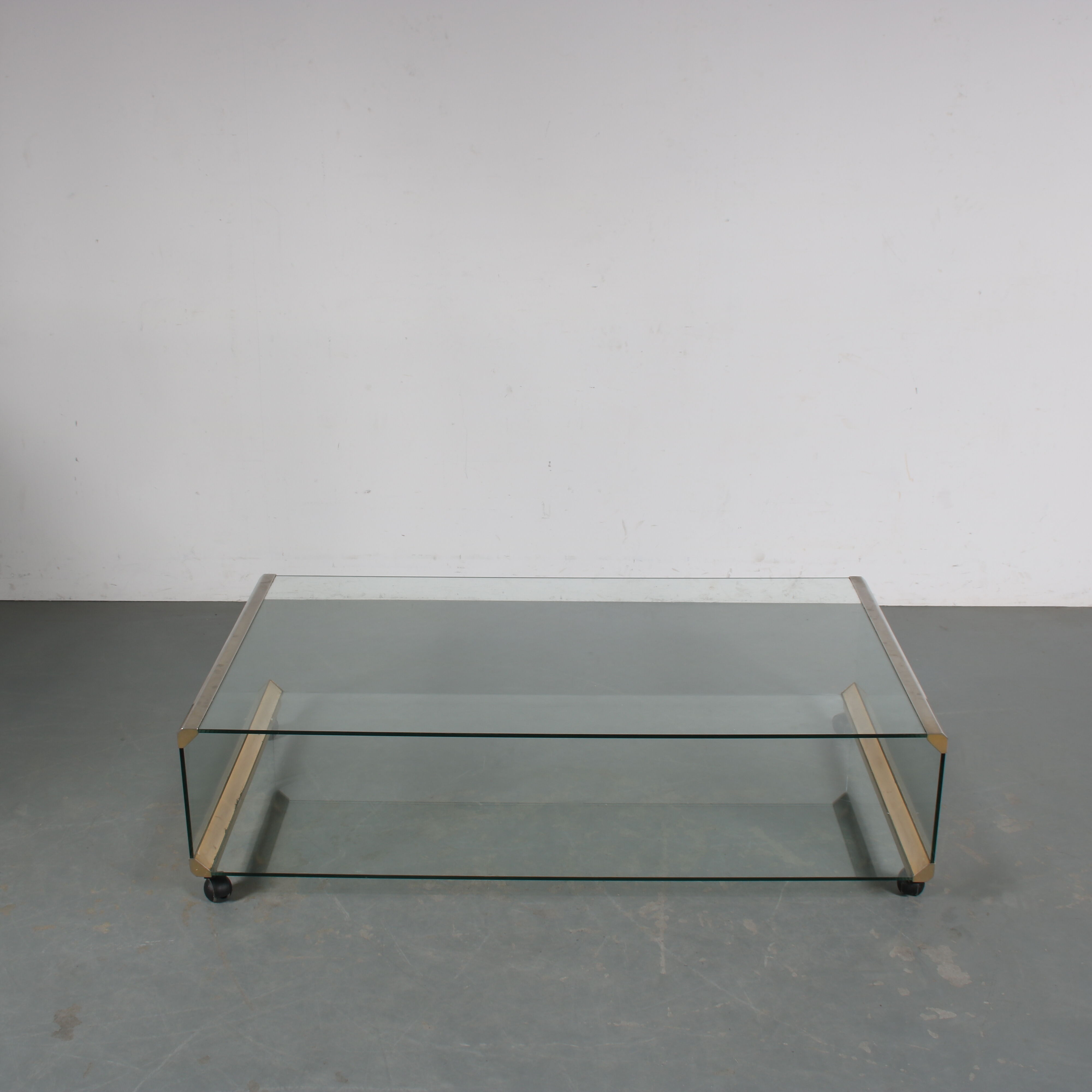 1970s Double coffee table by Gallotti & Radice, Italy