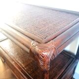 Rattan support cabinet 1960s