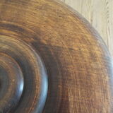 Tabouret tripode en bois tourné