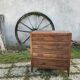 Parisian antique wooden chest of drawers