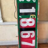 Industrial vintage gas station price panel