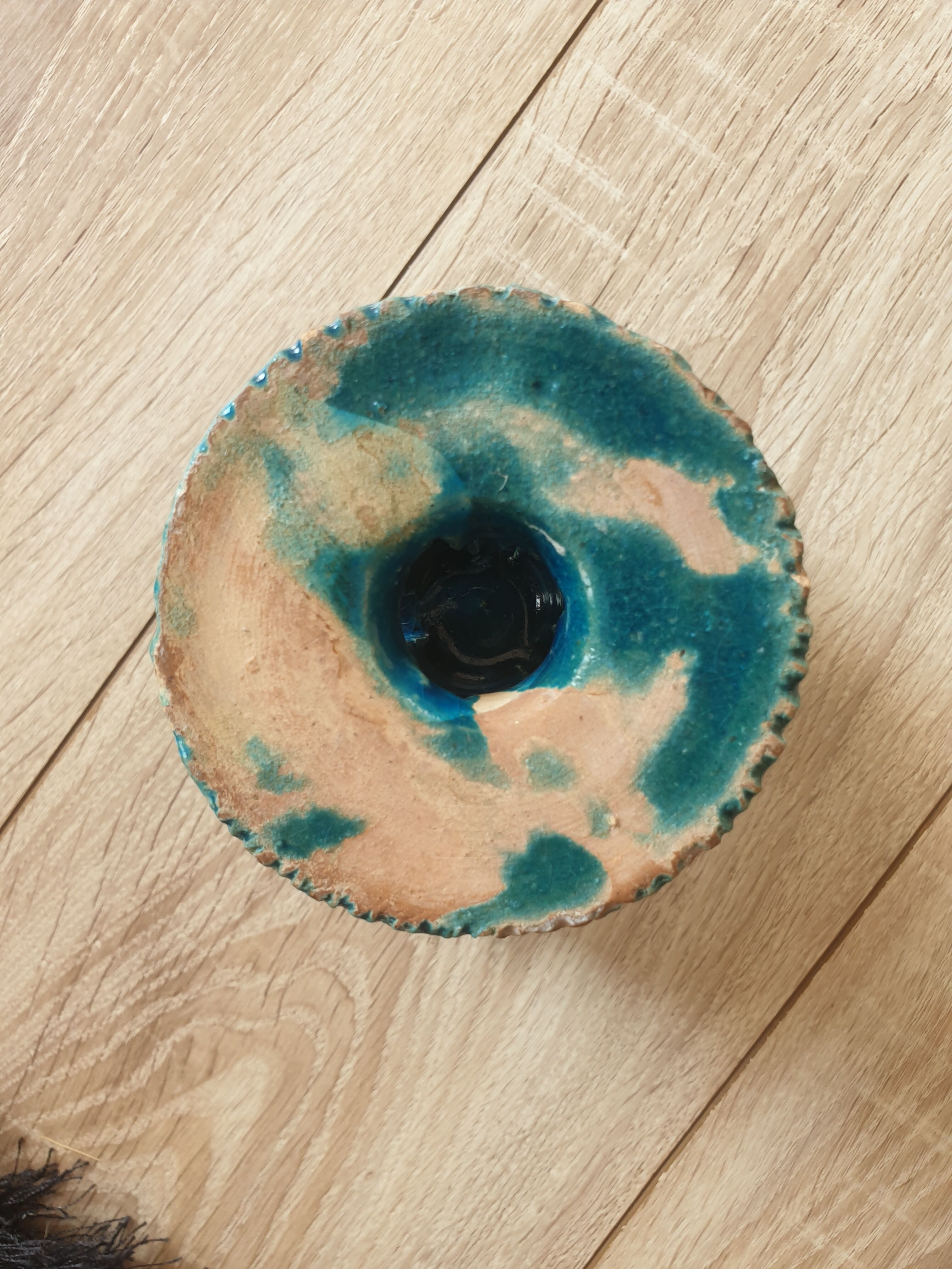 Vase turquoise islam kadjar