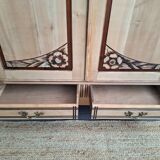 Large art deco wardrobe, antique wardrobe
