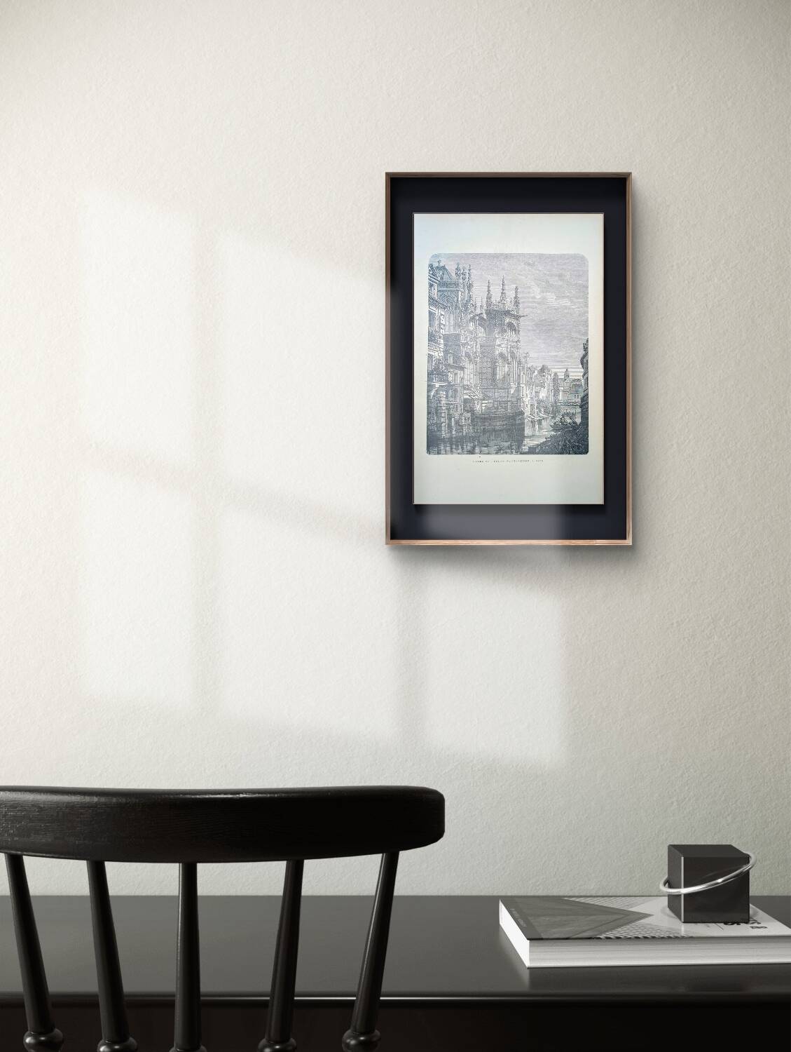 Printed in 1906, Saint-Pierre Church, Caen.