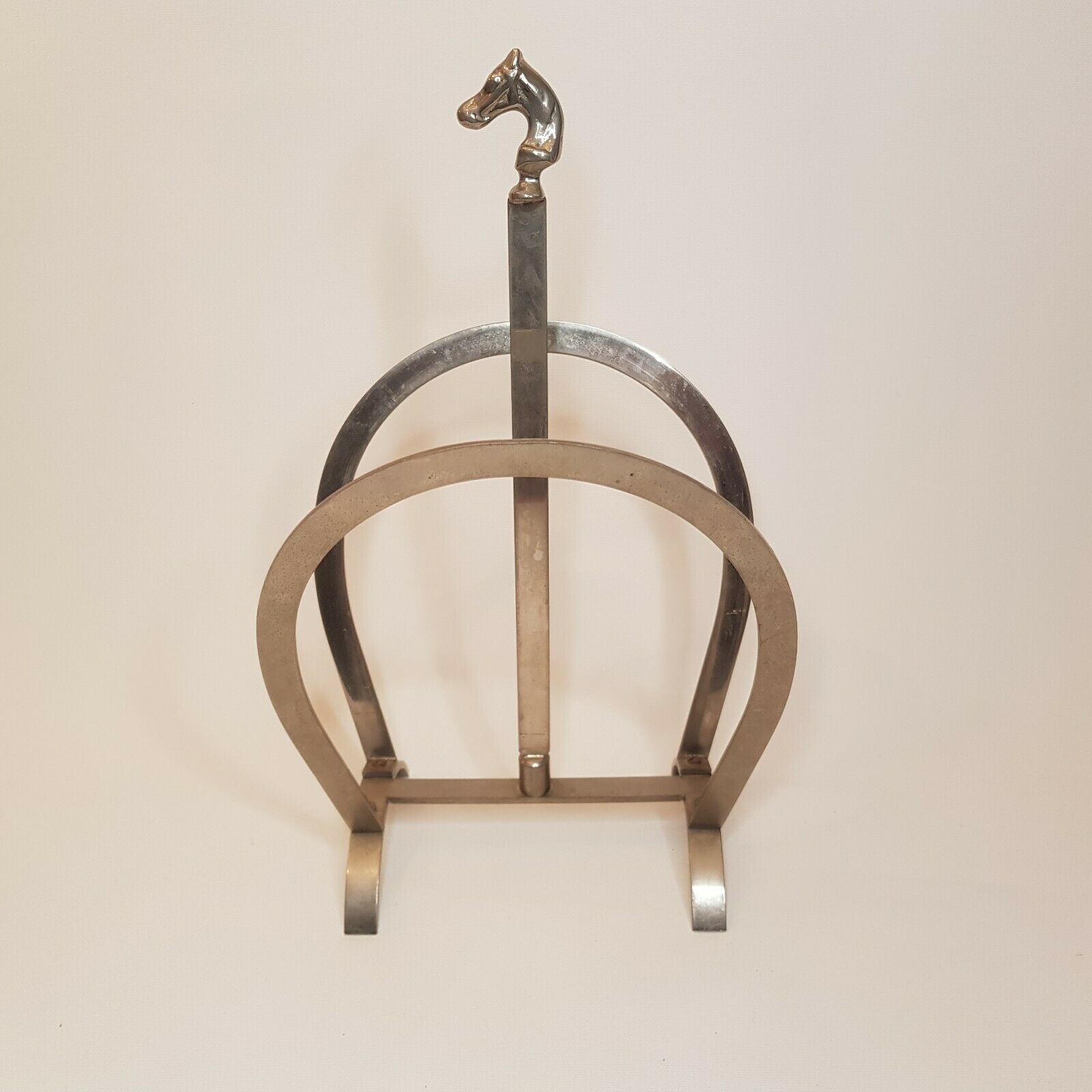 Door reviews horse head design 60s - 70s in steel attributed to Hermes