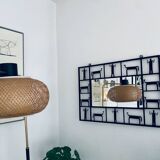 Rectangular mirror in ironwork, Frederick Weinberg