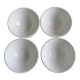 Service of 4 earthenware bowls from Badonviller