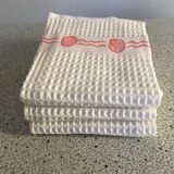 Set of 3 honeycomb tea towels
