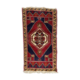 Nice little Turkish vintage carpet Yastik 53x97 cm
