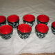 Vallauris blue liquor service 1960/70