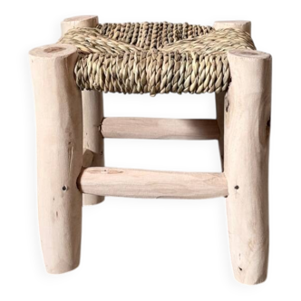 Mini tabouret marocain naturel