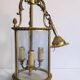 Pair of bronze lanterns in Louis XVI style