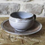 Set of 10 coffee cups and saucers Chantal and Thierry Robert