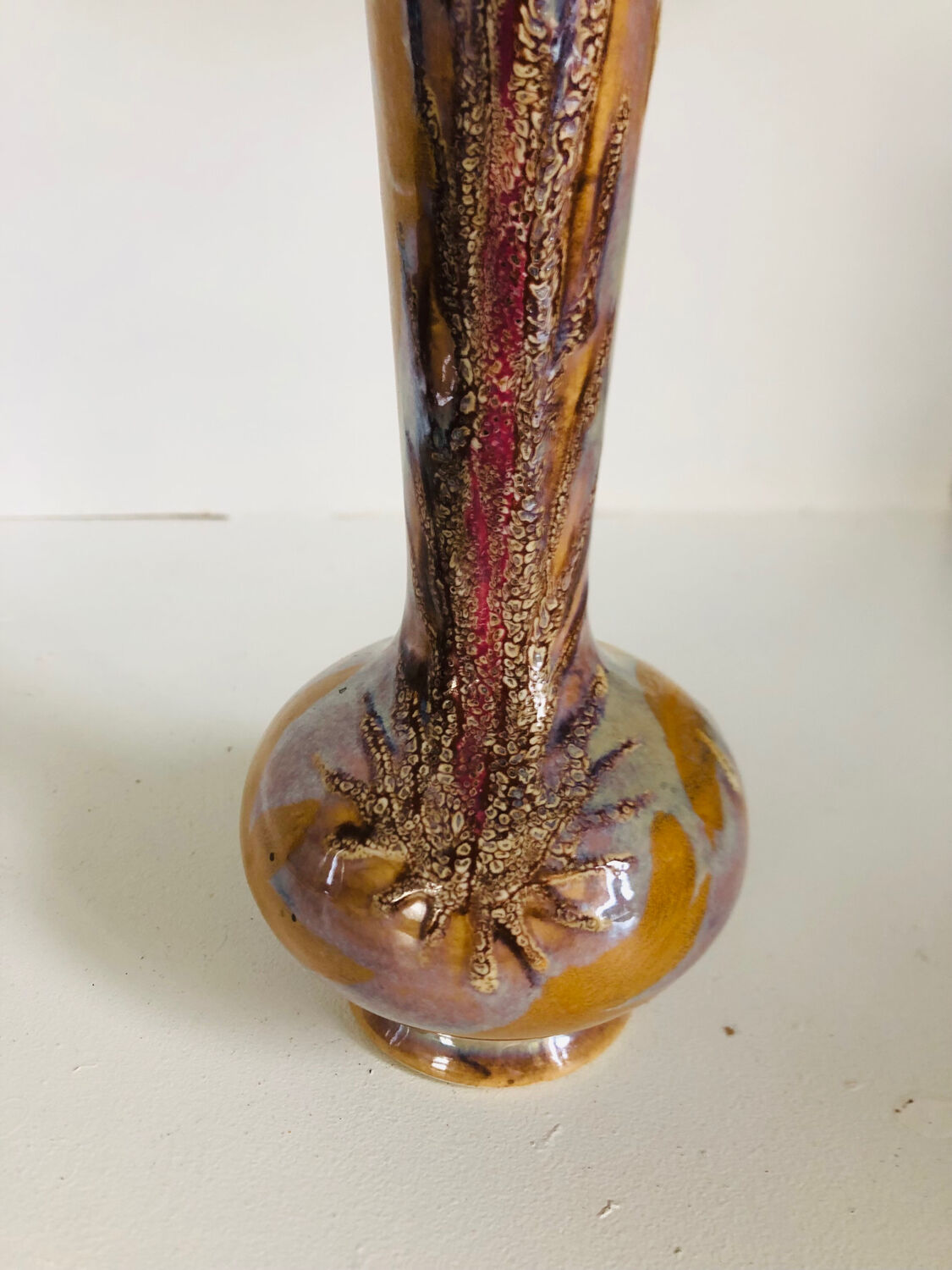 Vase by the workshop La Roue in Vallauris